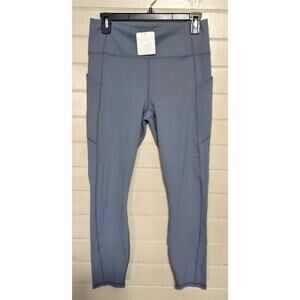 Fabletics Women's Oasis High-Waisted 7/8 Leggings Stormcloud Size Large/10 NWT